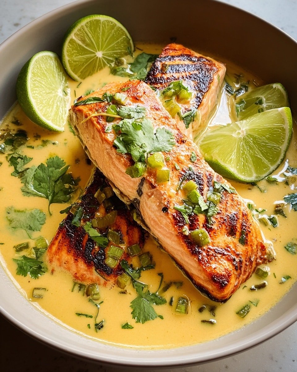 Poached Salmon in Coconut Lime Sauce Recipe — image 2